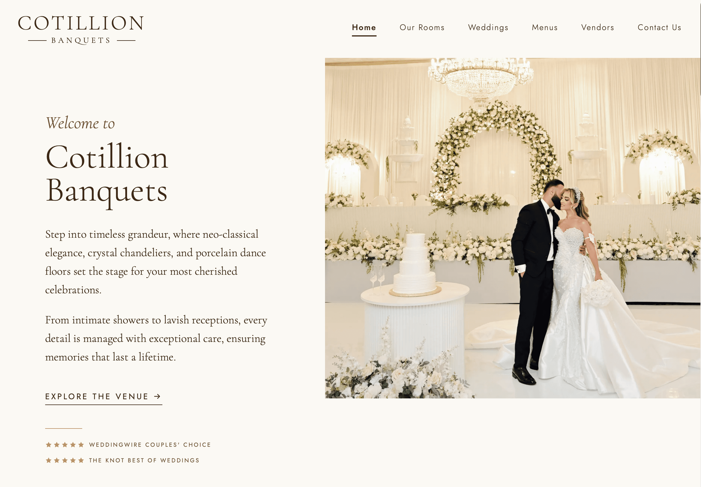 Cotillion Banquets, Websites and ecommerce